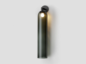 FLOAT TALL - LED glass and aluminium outdoor wall lamp _ Articolo Studio